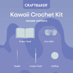Alternative view 2 of CraftMaker - Cute Kawaii Crochet Kit