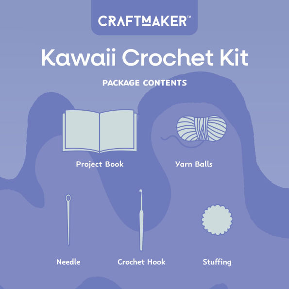 CraftMaker - Cute Kawaii Crochet Kit