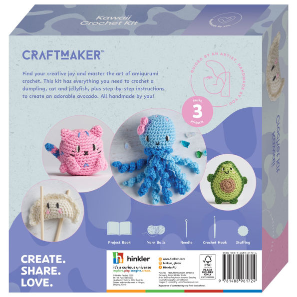 CraftMaker - Cute Kawaii Crochet Kit