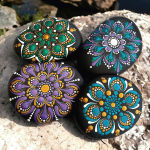Alternative view 12 of Craft Maker Paint Your Own Metallic Rocks