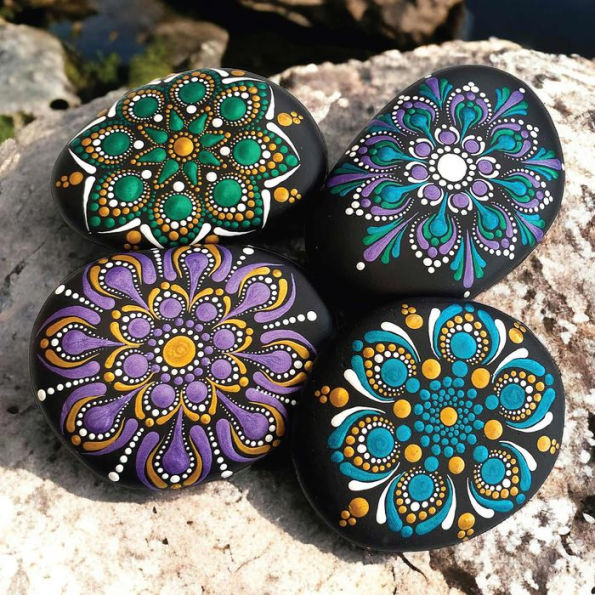 Craft Maker Paint Your Own Metallic Rocks