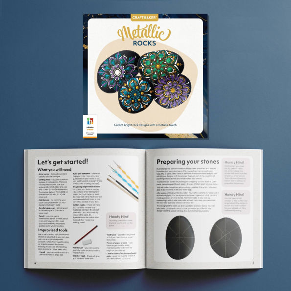 Craft Maker Paint Your Own Metallic Rocks