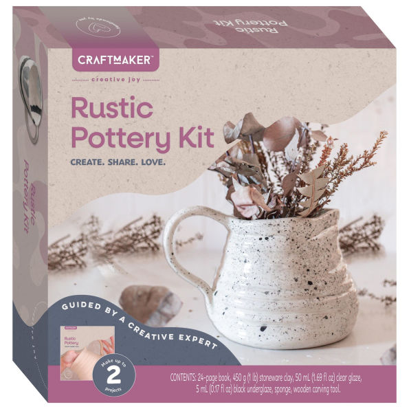 CraftMaker - Rustic Pottery Kit