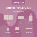Alternative view 2 of CraftMaker - Rustic Pottery Kit