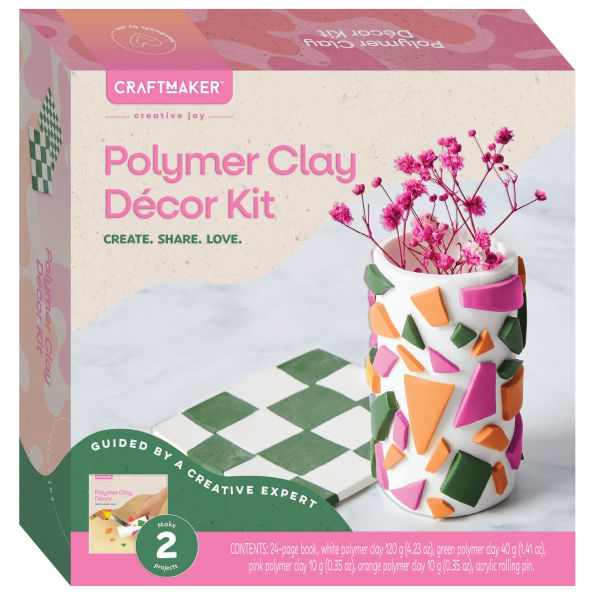 CraftMaker - Polymer Clay Home Décor Kit