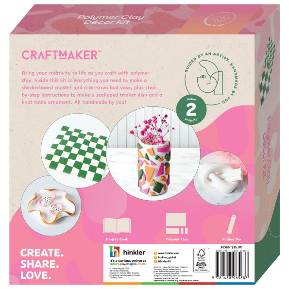 CraftMaker - Polymer Clay Home Décor Kit