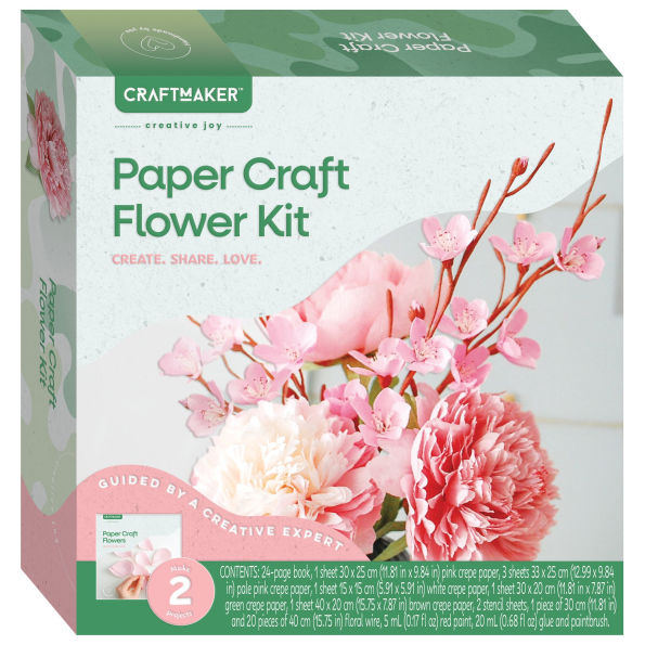 CraftMaker - Paper Flowers Kit