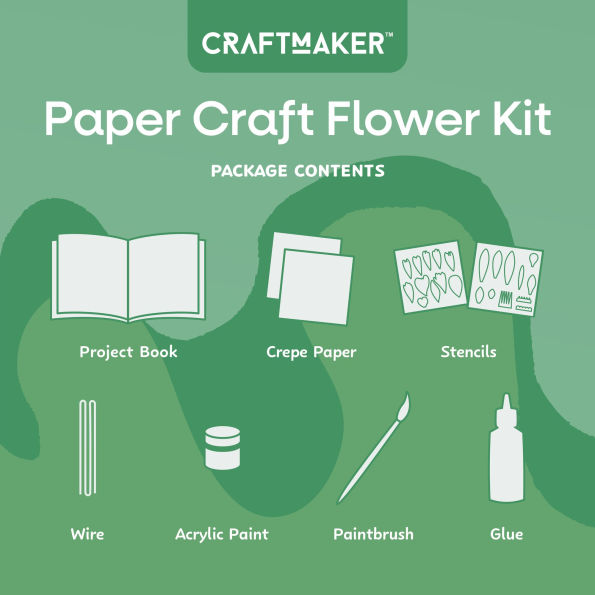 CraftMaker - Paper Flowers Kit