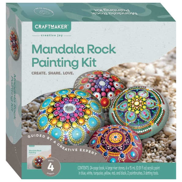 CraftMaker - Mandala Rock Painting Kit