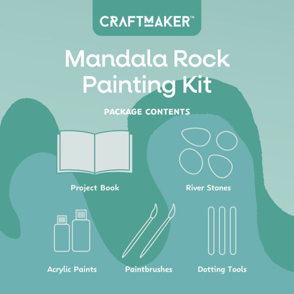 CraftMaker - Mandala Rock Painting Kit