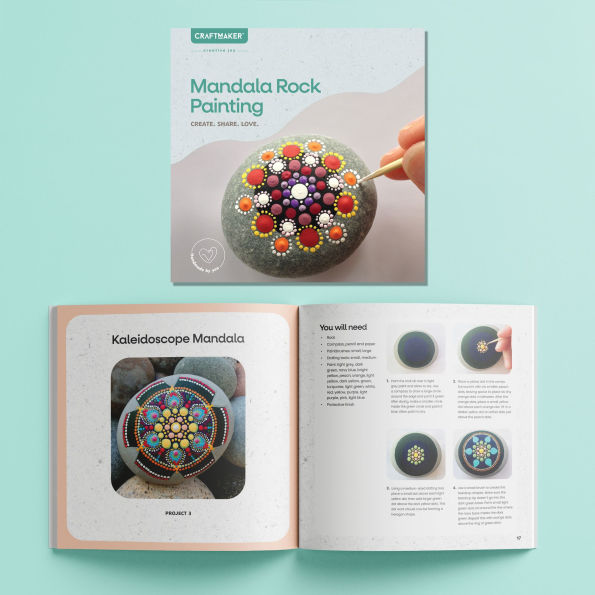 CraftMaker - Mandala Rock Painting Kit
