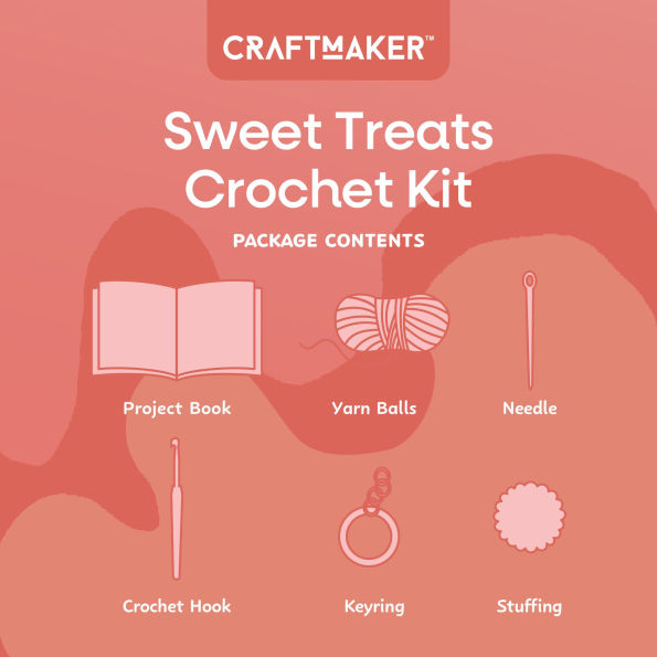 CraftMaker - Sweet Treats Crochet Kit