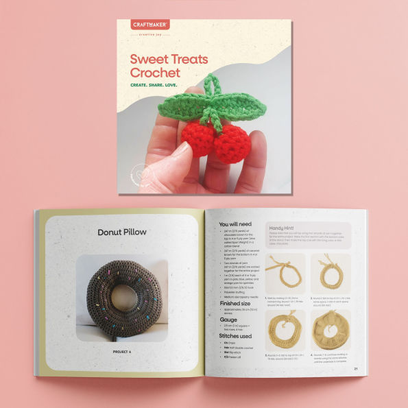CraftMaker - Sweet Treats Crochet Kit