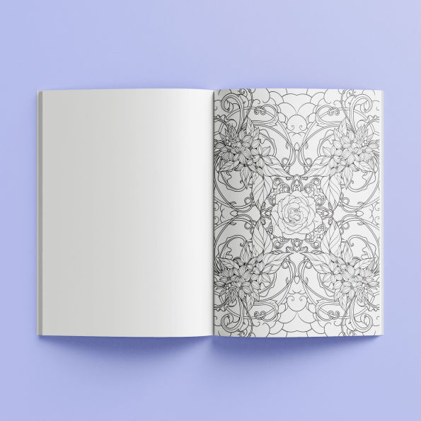 Mindwaves Coloring - Flora & Fauna