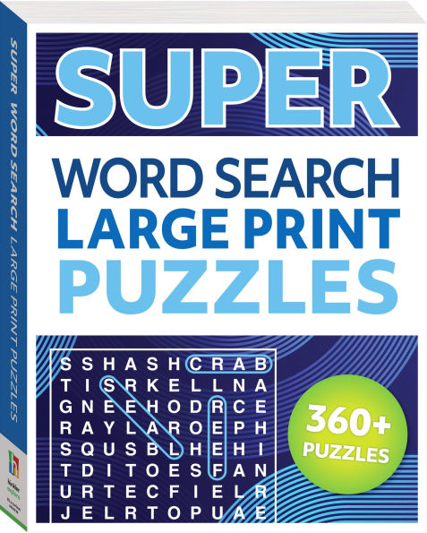 Super Large Print Puzzles - Wordsearch