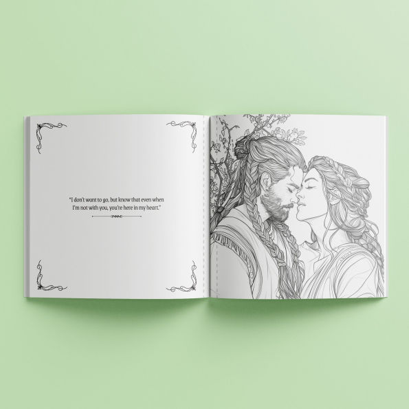 ArtMaker Square Coloring Book - Queen of Dragons