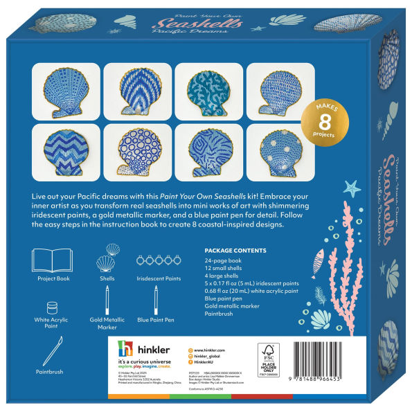 Paint Your Own Seashells Pacific Dreams