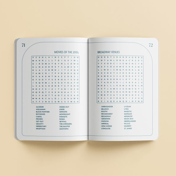 Faux Suede Puzzles Word Search