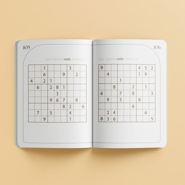 Faux Suede Puzzles Sudoku