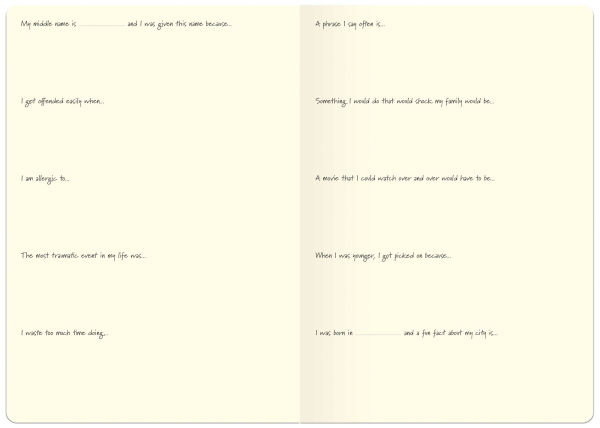 1000 Things You Don¿t Know About Me