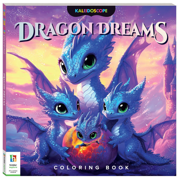 Kaleidoscope Coloring Book Dragon Dreams