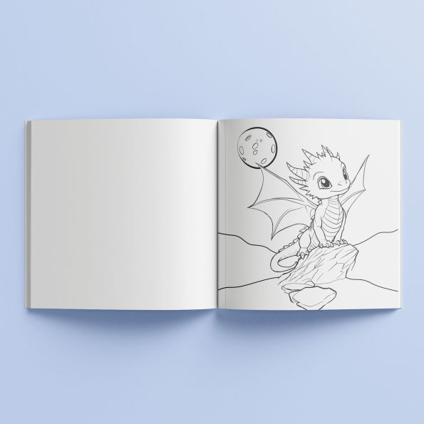 Kaleidoscope Coloring Book Dragon Dreams