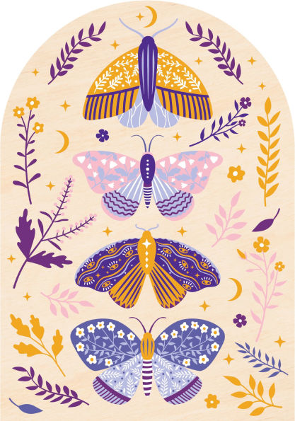 Art Maker Paint by Number Wooden Arch Celestial Dreaming