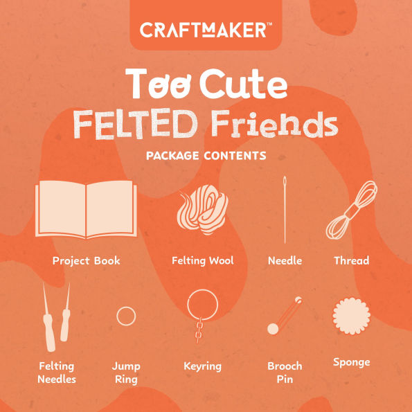 Craft Maker My Felted Friends Kit