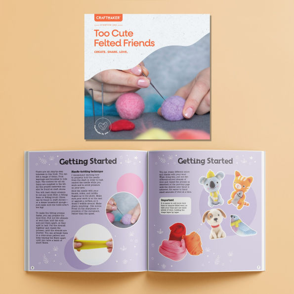 Craft Maker My Felted Friends Kit