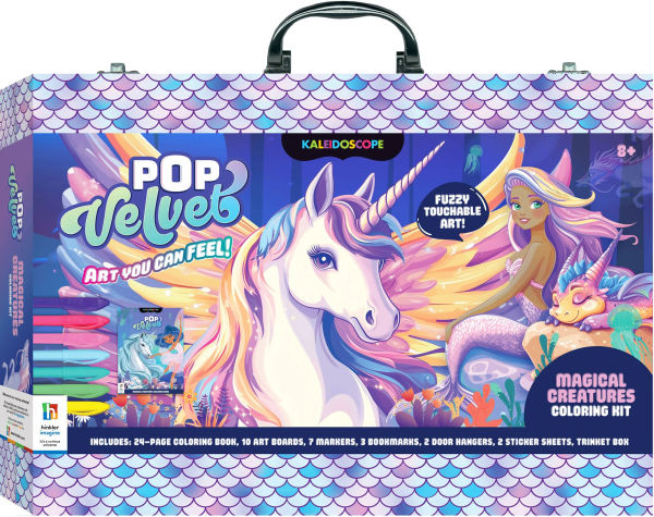 Kaleidoscope Pop Velvet Magical Creatures Carry Case