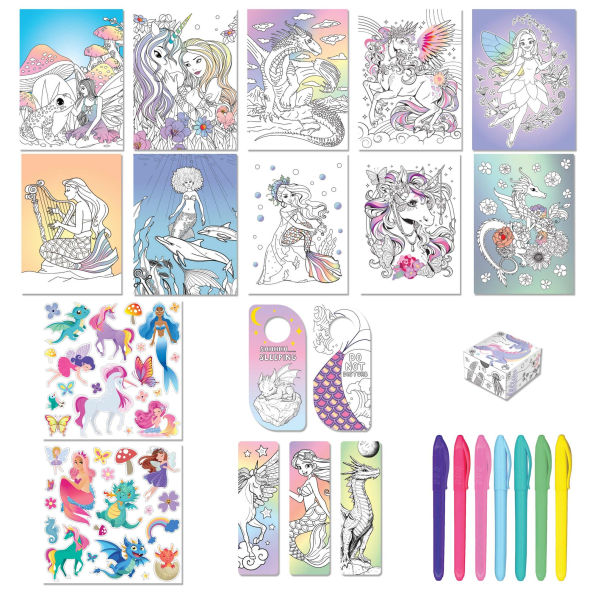 Kaleidoscope Pop Velvet Magical Creatures Carry Case