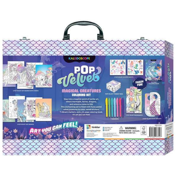 Kaleidoscope Pop Velvet Magical Creatures Carry Case