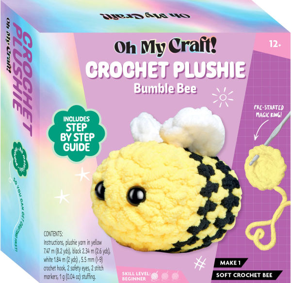 Oh My Craft Bumble Bee Crochet Plushie