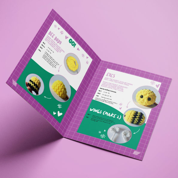 Oh My Craft Bumble Bee Crochet Plushie