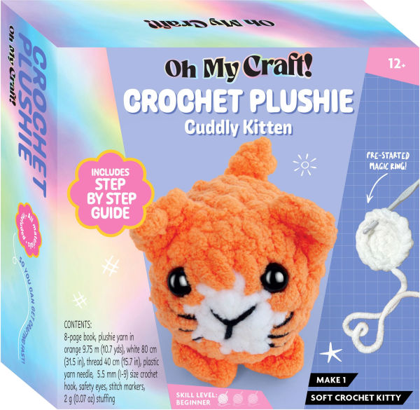 Oh My Craft Cuddly Kitten Crochet Plushie