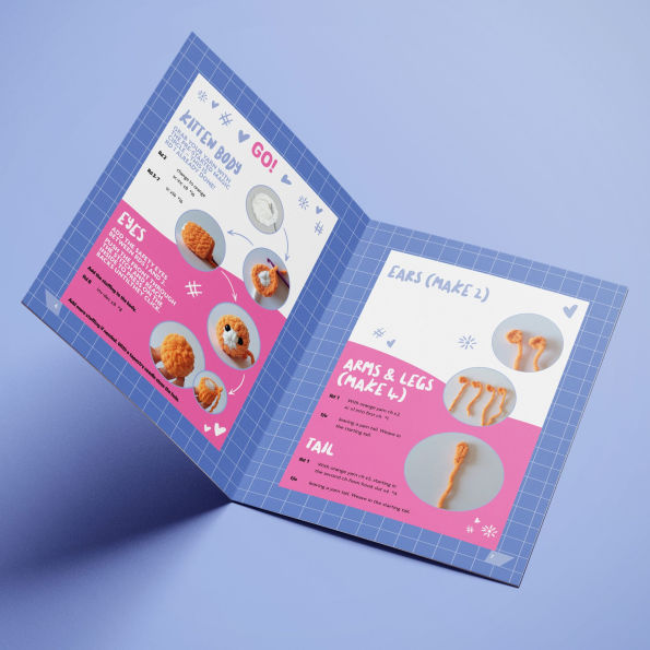 Oh My Craft Cuddly Kitten Crochet Plushie