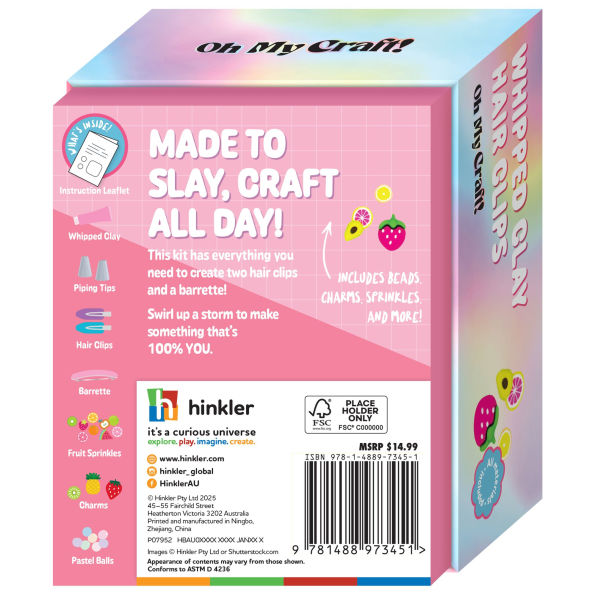 OMC! Whipped Clay Hair Accessory Mini Craft Kit