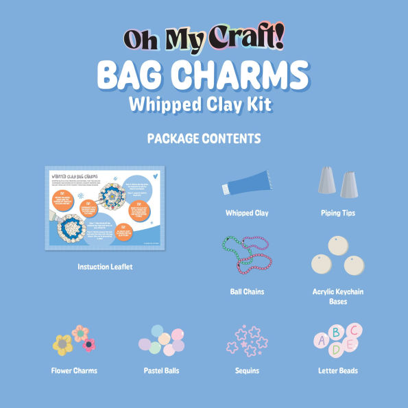 OMC! Whipped Clay Keychain Mini Craft Kit