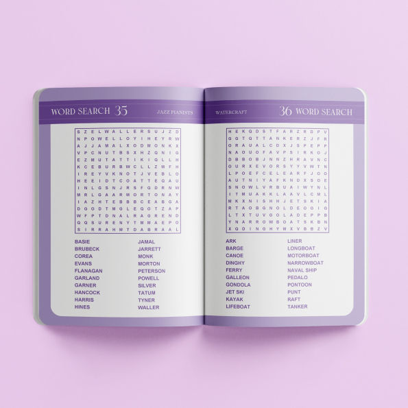 Faux Leather Puzzles Word Search