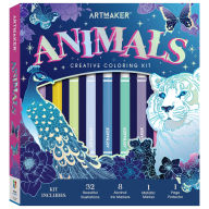 Title: Art Maker Animals Coloring Kit, Author: Hinkler