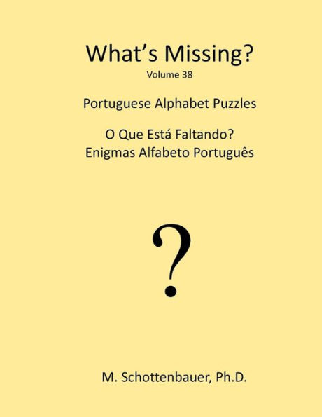 What's Missing?: Portuguese Alphabet Puzzles