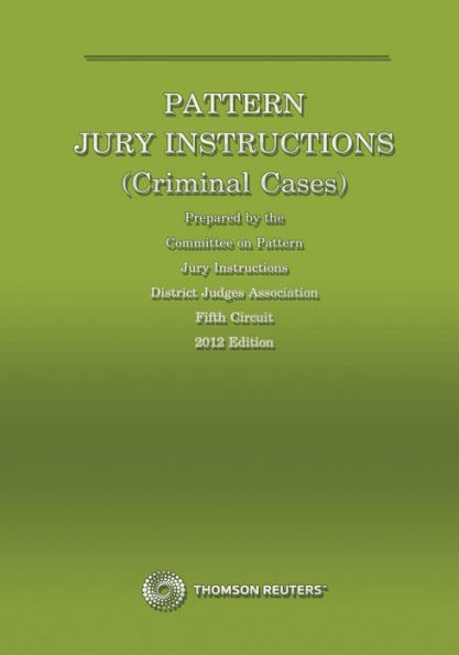 Pattern Jury Instructions (Criminal Case)