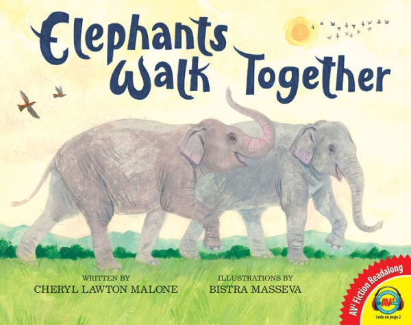 Elephants Walk Together