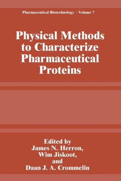 Physical Methods to Characterize Pharmaceutical Proteins