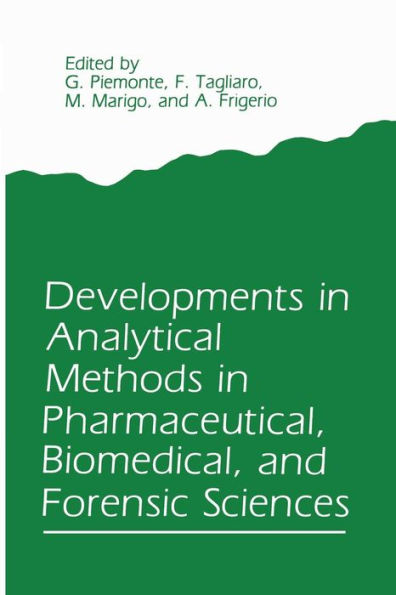 Developments in Analytical Methods in Pharmaceutical, Biomedical, and Forensic Sciences