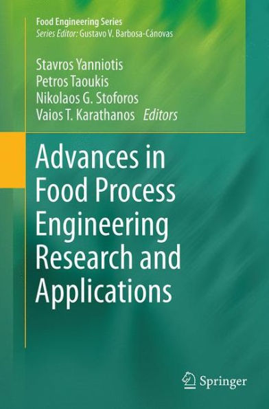 Advances Food Process Engineering Research and Applications