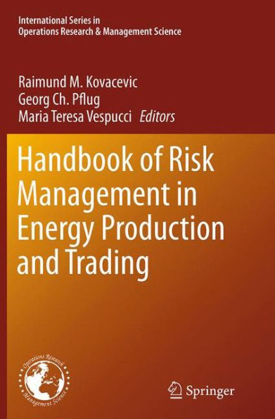 Handbook of Risk Management Energy Production and Trading