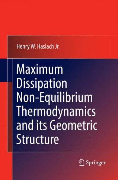 Maximum Dissipation Non-Equilibrium Thermodynamics and its Geometric Structure