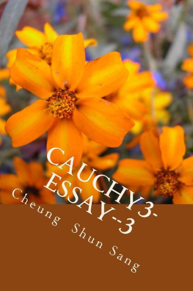 Cauchy3-essay--3: Think aloud