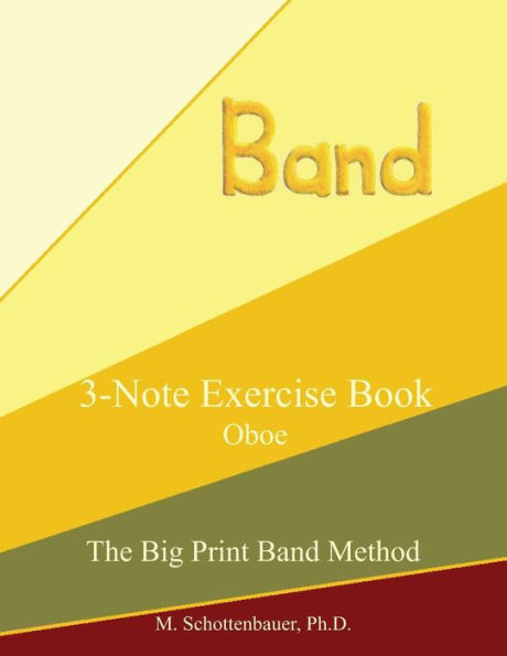 3-Note Exercise Book: Oboe